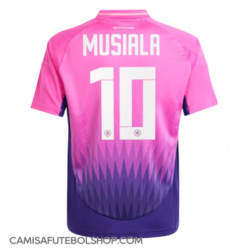 Camisa de time de futebol Alemanha Jamal Musiala #10 Replicas 2º Equipamento Europeu 2024 Manga Curta